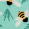 Duck Tape® Blue Botanical Bees Duct Tape
